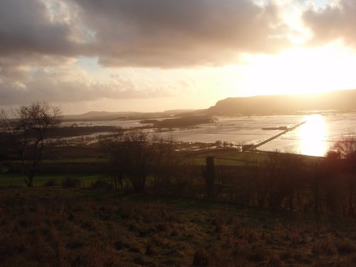 View over flooded Lyth valley